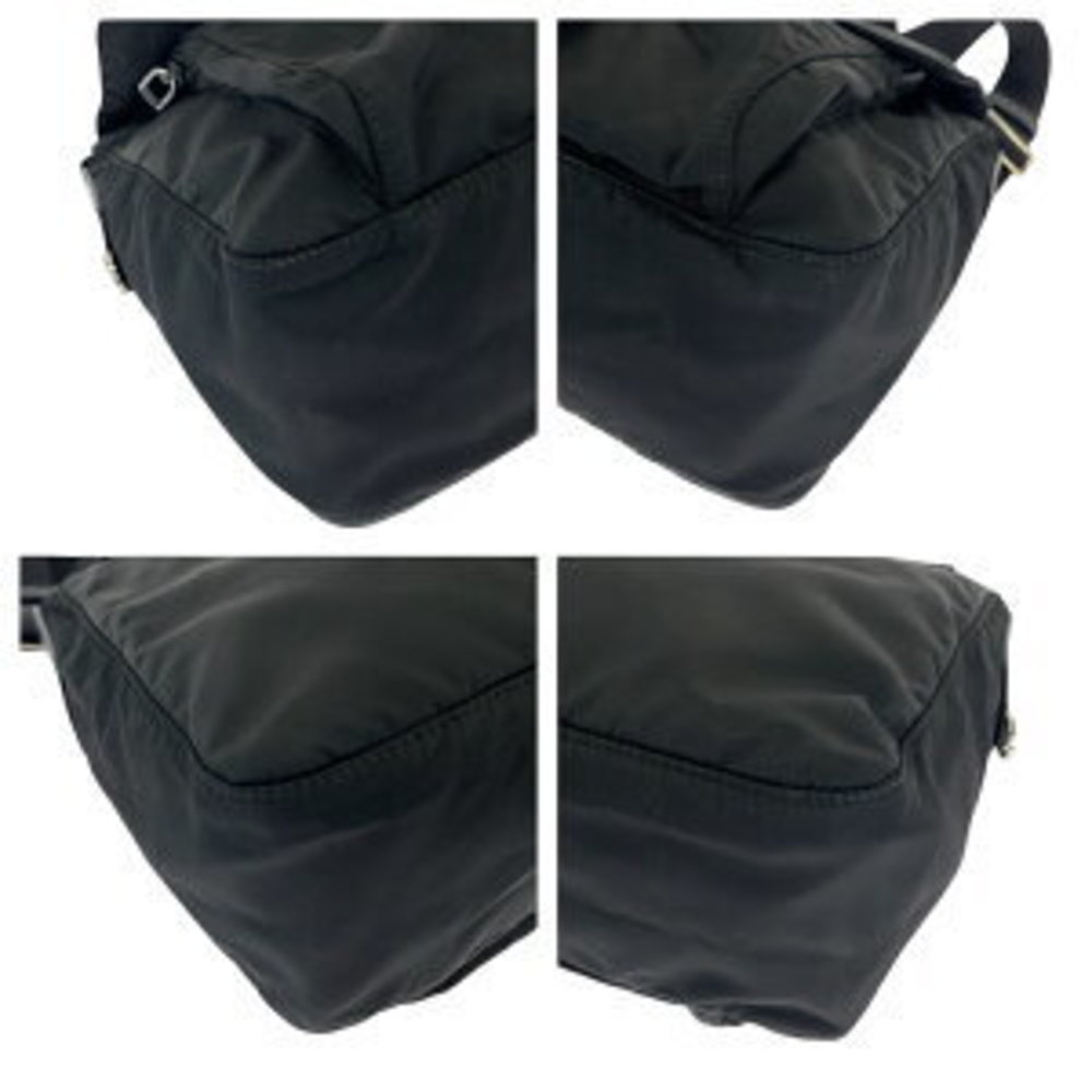 Prada Shoulder Nylon Black Triangular Tessuto Bag - image 3